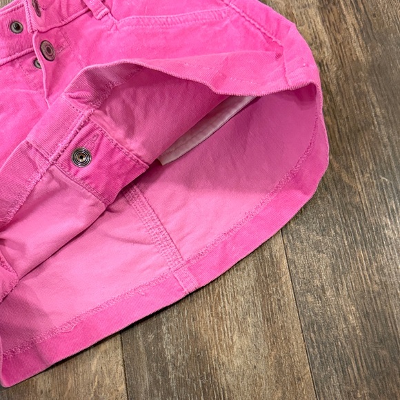 SO Pink Button-Front Kids Skirt - Picture 6 of 6